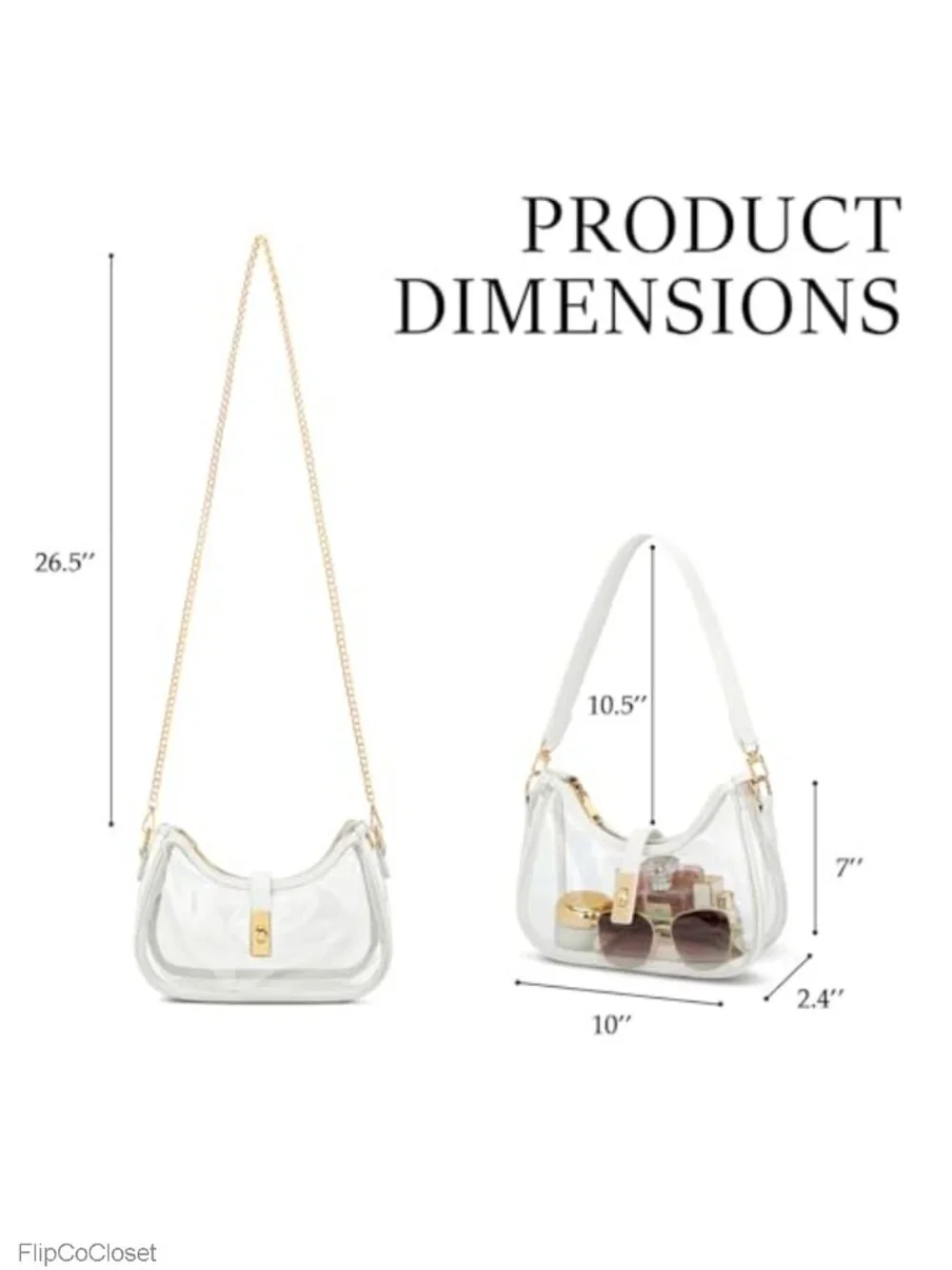 KKXIU Hobo Shoulder Bag Vegan Leather PVC Crossbody Purse